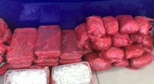 Mil pastillas de fentanilo y 38.5 kilos de metanfetamina en empresas de paquetería en Jalisco