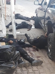 Ataque insurgente deja 6 policias muertos en La Huerta Jalisco.